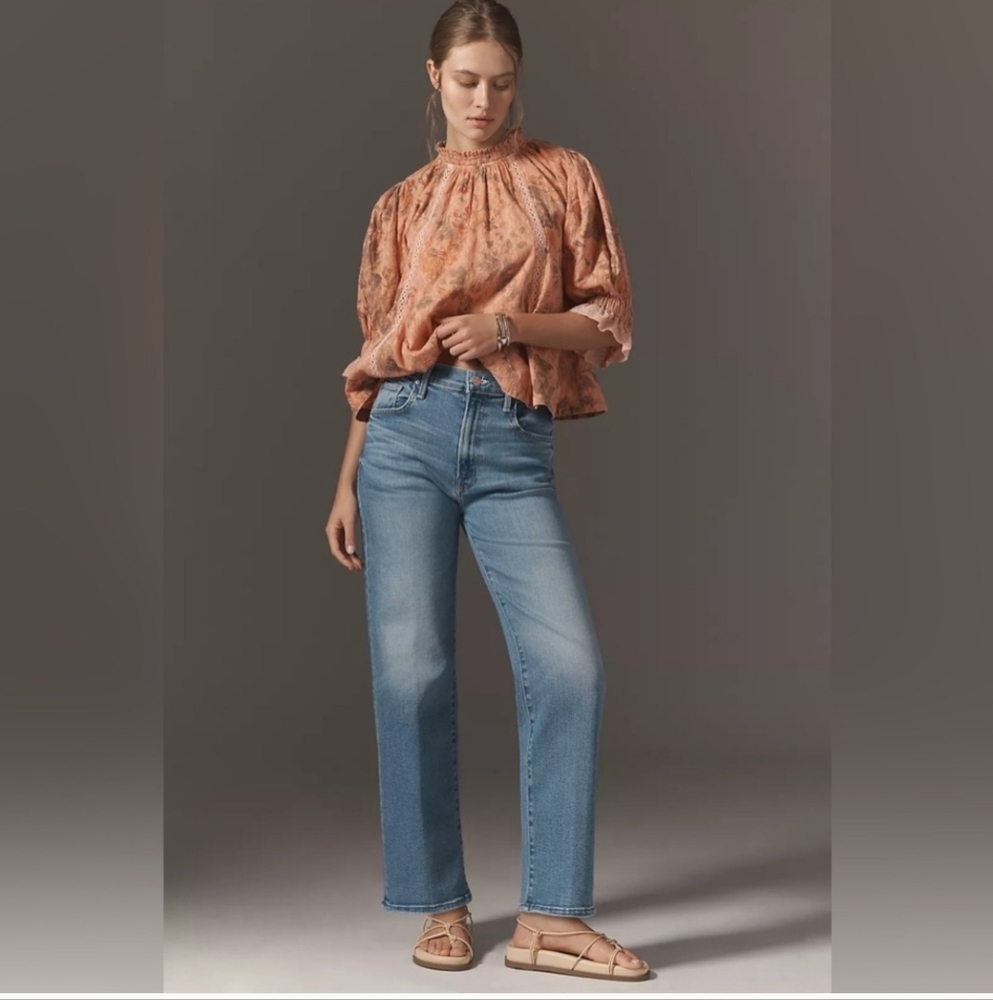 MOTHER The Rambler Zip Flood Out The Blue. Size 25